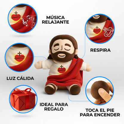 Peluche Jesús Que Respira + Mas Sonido Musical
