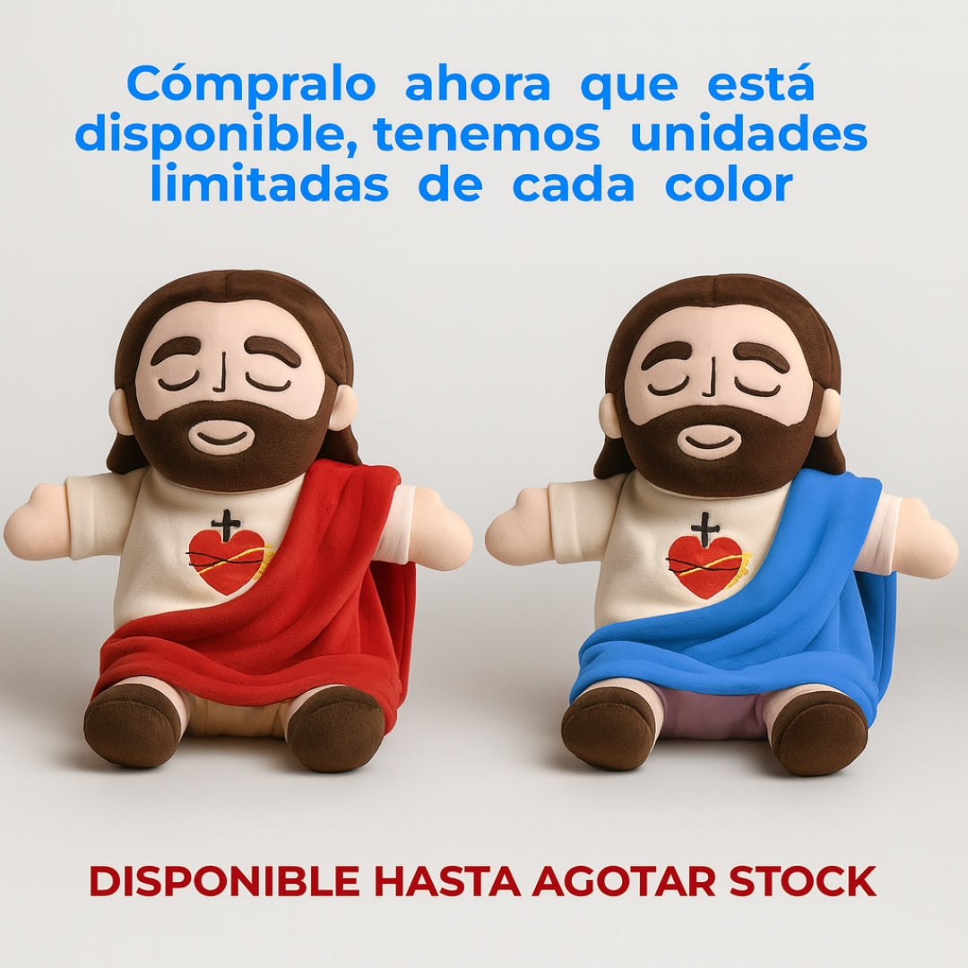 Peluche Jesús Que Respira + Mas Sonido Musical