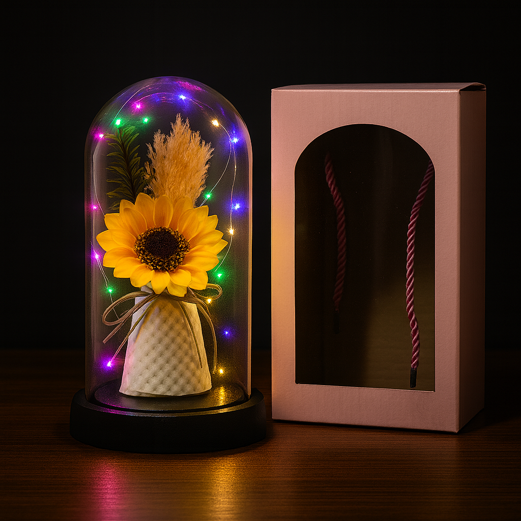 Cúpulas de flores AMARILLAS