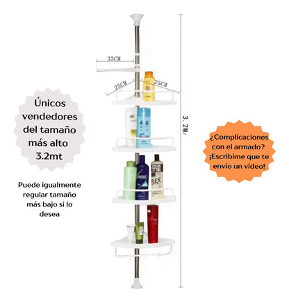 Más Espacio, Más Orden: El Organizador de Baño Definitivo